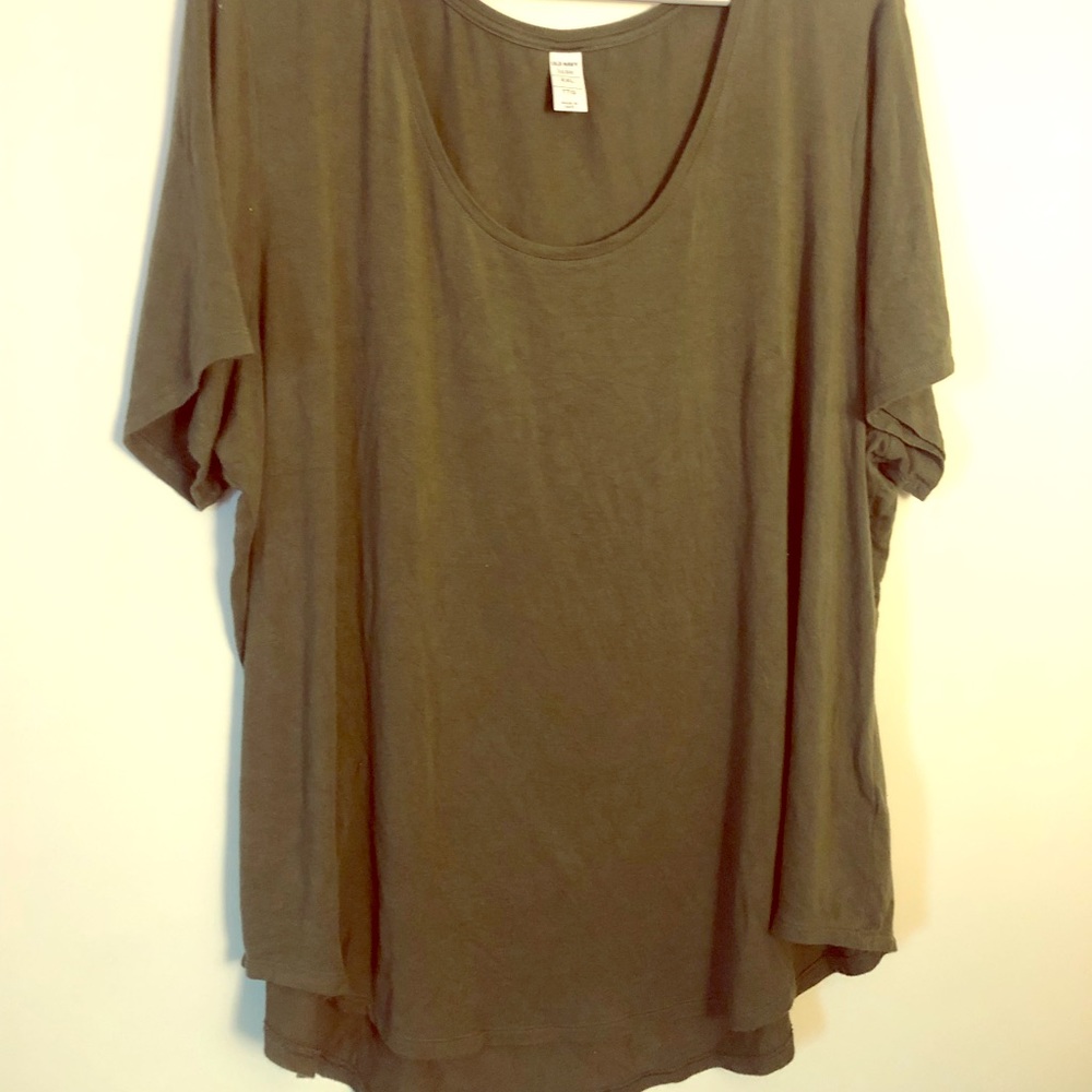 Old Navy Luxe olive top